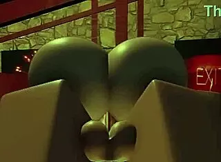 Big titty Roblox girl takes multiple creampies hard