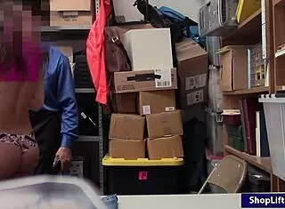 Pretty Shoplifter Lily Adams Gets Clothes Ripped And Twat Fucked By Big Cock