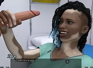 In Stranded in Space 31, Black Virgin Craves Cum in Mouth