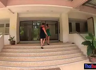 Did you see that petite Asian teen get bareback fucked on the motorbike tour?