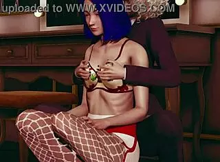 Look at these cute 3D lesbian girls in pantyhose!