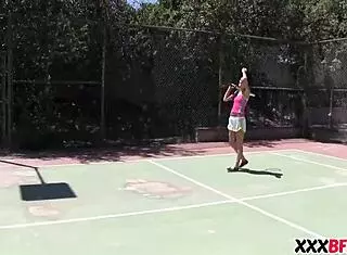 Tennis Sluts At Camp