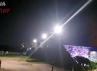 bruna in the luxuria nightclub parking lot