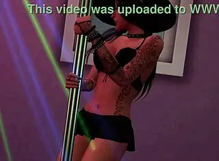 Jozie Dark teases in Halloween costume, stripping slowly for you.