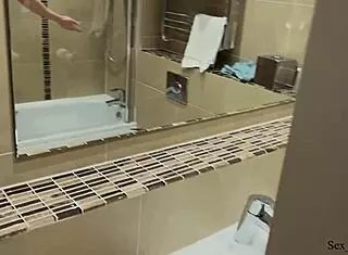 hot stepmother and stepson sharing hotel bed together