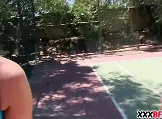 Tennis Sluts At Camp