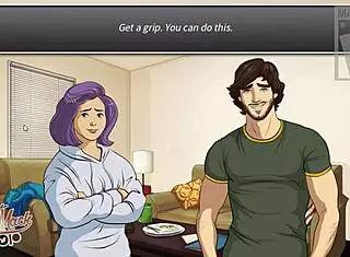 student flirts with hunk teacher