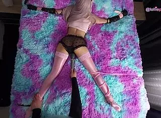 Petite Cutie Tied Up and Filled with Cum.
