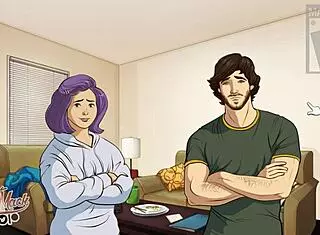 student flirts with hunk teacher