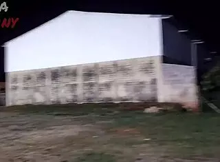 bruna in the luxuria nightclub parking lot