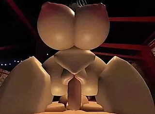 Big titty Roblox girl takes multiple creampies hard