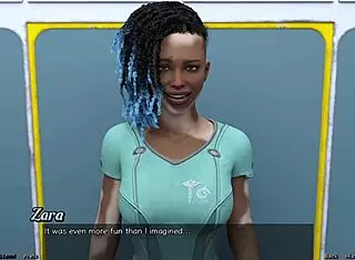 In Stranded in Space 31, Black Virgin Craves Cum in Mouth