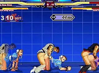 Chun-li receives intense cumshot in anime sex