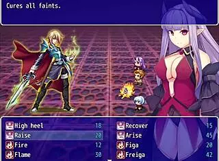 Cute demon queen with big tits finally avenges hero with creampie in final part