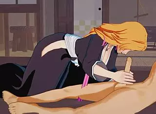 Rangiku Matsumoto in an Intimate Scene with Her Impressive Figure