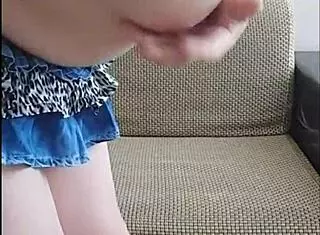 Sissy Crossdresser in Sexy Dress Shows Off Big White Ass