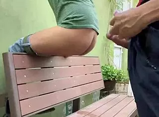 Mexican Amateur Gay Men Engage in Passionate Encounters in the Garden