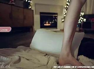 santa was kind this year with webcam whore stretching masturbation cosplay slut fingering costumes