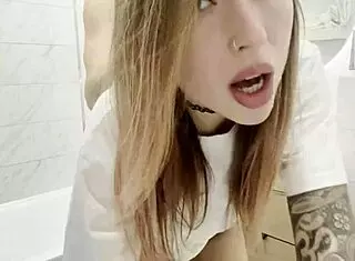 My stepbrother fuckd me doggystyle while my parents were out, with a monster cock