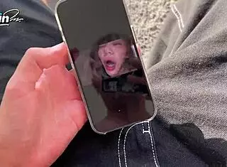 i caught my stepbrother jerking off and he roughly fucked my face