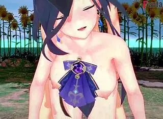 Clorinde's wild fuck in Genshin Impact fantasy 😈