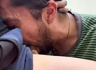 Mexican Amateur Gay Men Engage in Passionate Encounters in the Garden