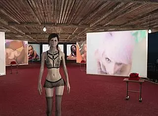 in fallout 4, characters explore sexy fashion styles