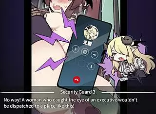 Bound Corporate Succubus Gets Gangbanged In Hentai!