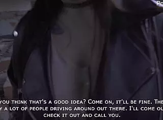 Russian milf gives blowjob at abandoned construction site