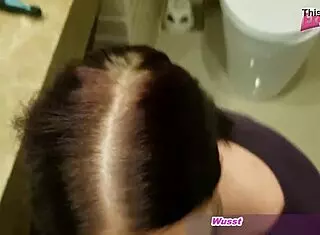 Deutsche exfreundin performs blowjob and swallows cum