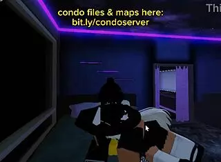 Relaxing in bed at the condo