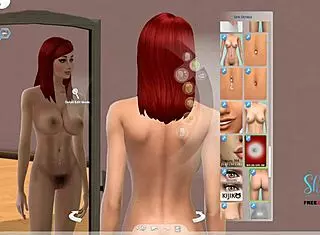 Indian Teen Girl Sim Created in 3D Cartoon