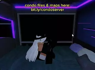 Relaxing in bed at the condo