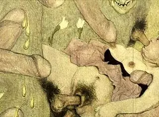 vintage erotic drawings from retro anime hentai