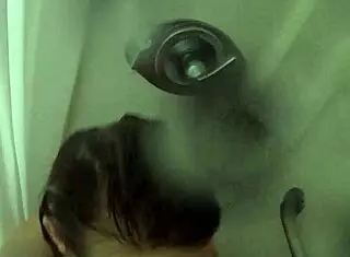 Thick Girl in Shower Fun