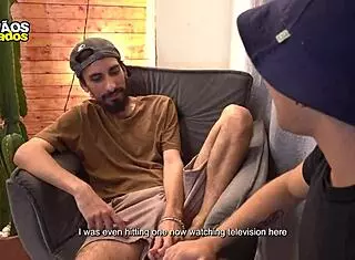 Watch Me Gag on His Cock!