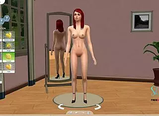Indian Teen Girl Sim Created in 3D Cartoon