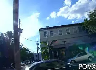 Bold teen 18+ licks cock in pov fucking