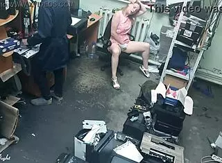 Slutty blonde masturbates publicly next to stranger, fingering to orgasm