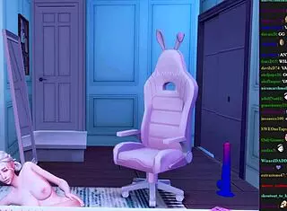 Stupid Streamer Forgot to Stop Stream During Hard Anal Hentai Sex with Toys