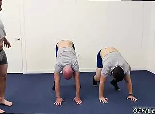 gay manager demands hardcore action from stud in office.