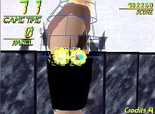 dancing eyes - risque 3d puzzle game from namco