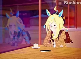 i ride uma musume cowgirl for creampie squirting