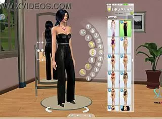 Indian Teen Girl Sim Created in 3D Cartoon