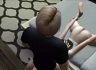 Alien Trial Ends with Intense Fucking in Bath for 3D Hentai Scene