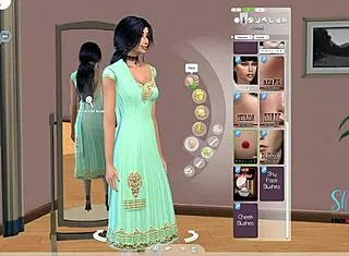 Indian Teen Girl Sim Created in 3D Cartoon