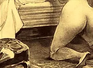 vintage erotic drawings from retro anime hentai