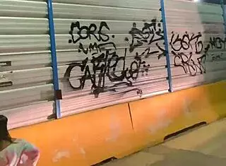 Naked in street and friends' house