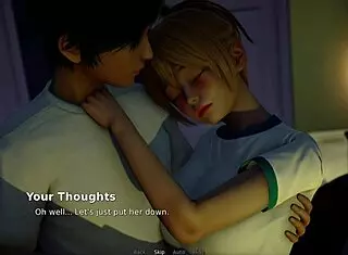 Amateur blonde babe sucking big black cock then anal