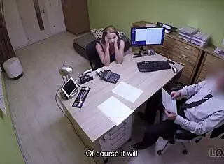 Loan4k Agent Bangs Student Girl for Approval!